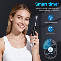 Appareils d'hygiène bucco-dentaire Brosse à dents électrique souple portable pour adultes Brosse à dents sonique rechargeable pour le nettoyage des dents IPX7 pour les voyages