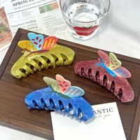 Clip papillon et requin de couleur créative accessoires de cheveux en épingle à cheveux pour femmes pour le printemps et l'été