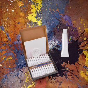 Acrylic <b>Paint</b> Set 24 Colors 12ml High Quality with Brush Glass & Paper Painting Medium Palette /Included - Product Image 3