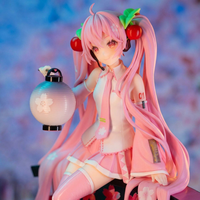 Vente en gros de figurines d'anime Miku Cherry Blossom Lantern Festival en PVC et ABS, sous licence officielle, cadeaux pour collectionneurs, boîte d'origine