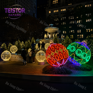Boule de Noël LED 3D étanche IP65 pour centre commercial, place publique, jardin et parc - Product Image 6