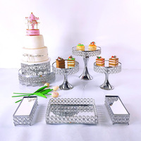 Décorations de fête mariage occidental Dessert Table Buffet gâteau Dessert support présentoir gâteau support pièce maîtresse gâteau support ensemble