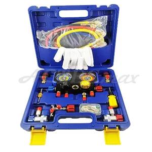 Fornecedor da China por Atacado Conjunto de Manifold para Refrigeração de Ar Condicionado Automotivo R134/R22/R32/R410 AC.137.147 para Oficina - Product Image 1