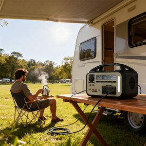 Centrales Électriques Portables avec Batterie au Lithium Ternaire, 2 Prises AC 220V 50Hz, Type-C 65W, Solaire 200W, USB, LED, SOS, pour Usage Extérieur et Domestique, Alimentation de Secours - Product Image 6