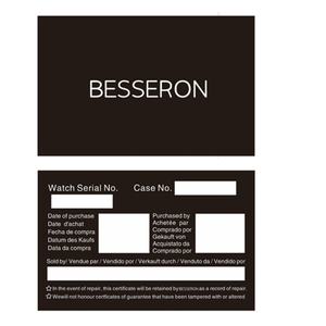 Accessoires de montre personnalisables OEM ODM : Créez votre propre carte de garantie – Partie de la gamme de pièces de montre - Product Image 1