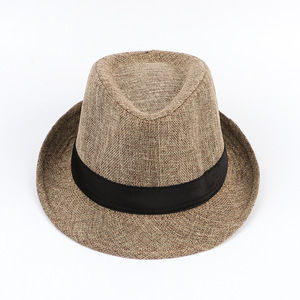 <span class=keywords><strong>Chapeau</strong></span> Fedora Classique SOLPOP pour l'été, style Gangster Années 20, pour Fête, <span class=keywords><strong>Chapeau</strong></span> de Soleil à Bord Court, Panama, Trilby, Casquette Jazz pour Hommes et Femmes - Product Image 5