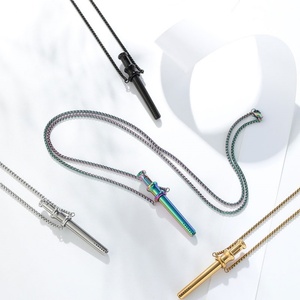 Collares de Moda 2026, Joyería Minimalista Hipoalergénica, Acero Inoxidable 316L, Chapado en Oro PVD de 18k, Collar Fidget para Mujer - Product Image 2