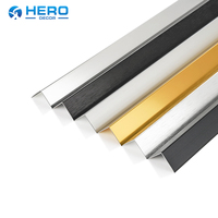 Profilé de bordure en aluminium sur mesure pour carrelage, protection d'angle pour cloisons sèches, accessoires de bordure murale en céramique pour appartements modernes