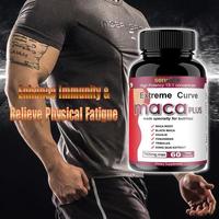 Capsules Extreme Curve Maca Plus, Maca noire, complément Aguaje, soutien des fesses et des hanches, capsule végétalienne, OEM, étiquette privée
