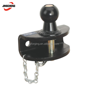 Gancio di Traino Universale in Acciaio con Sfera e Occhione a Perno Combinato per Auto, Camion e Rimorchi - Product Image 4