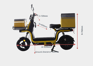 Caliente de la bicicleta eléctrica de entrega/bicicletas eléctricas para la carga/bicicleta eléctrica de entrega de comida de la bicicleta - Product Image 2