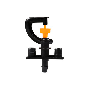 Tête d'arrosage micro-rotative de type G avec support à trois branches, système d'irrigation rotatif orange à économie d'eau BT307 pour jardinage domestique - Product Image 6