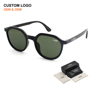 New Retro Style Design Unisex Sun Glasses with Custom Logo Irregular Frames Gradient Lens Women Men Sunglasses - Product Image 1