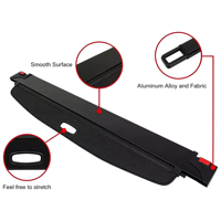 Cache-bagages intérieur pour BMW X3 2002-2009 Accessoires intérieurs de coffre de voiture Cache-bagages de coffre rétractable