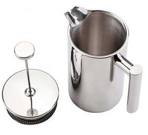 Cafetera de Prensa Francesa de Acero Inoxidable 304, Sistema de Filtración con Aislamiento al Vacío de Doble Pared - Product Image 3