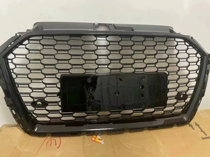 Griglia Frontale Stile RS3 a Nido d'Ape Nero Lucido per Parti Auto Classiche per Audi <span class=keywords><strong>A3</strong></span> S3 RS3 17-19 8V.5 - Product Image 4