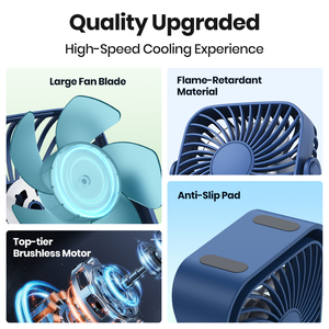 Oem K52 2024 Thiết Kế Mới Tùy Chỉnh USB Mini Bảng Fan Câm Lớn Gió Tiếng Ồn Thấp Máy Tính Để Bàn Fan - Product Image 2