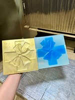 TPS DF-12-081 Moule de gaufrage à chaud CNC en laiton pour boîtes cadeaux de Noël, emballages de chocolat de fêtes, étiquettes de vin du Nouvel An