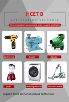 Protector Térmico para Motor Eléctrico/de Batería HCET-B 15A/30A 65C con Reinicio Automático, Interruptor de Protección contra Sobrecorriente y Sobrecalentamiento para Uso Doméstico