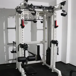 Functional Trainer Power Rack Cable Crossover Squat Rack Gym Training Smith Machine Squat Power Rack Press