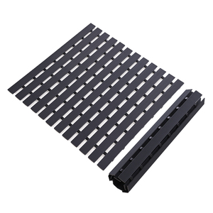 Alfombrilla <span class=keywords><strong>de</strong></span> bañera impermeable antideslizante TPE con patrón sólido moderno suave y ecológico con ventosas y agujeros <span class=keywords><strong>de</strong></span> drenaje fácil corte DIY - Product Image 5