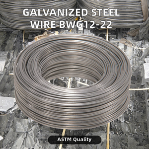 ลวดเหล็กชุบสังกะสีมาตรฐาน ASTM ขนาด BWG 12-22 ชุบร้อน ตัดง่าย สำหรับรั้ว/งานผูกมัด พร้อมบริการตัด - Product Image 2