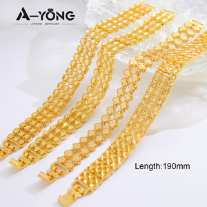 Hot Fashion Bracelet 21k Gold Plated Multi Layer Elegant <b>Wrap</b> Bracelets High Quality Women Bridal <b>Wedding</b> Party Jewelry - Product Image 6