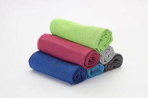 高品质30*100厘米超细纤维运动冷却毛巾户外沙滩个性化方形设计印花冰冷 - Product Image 2