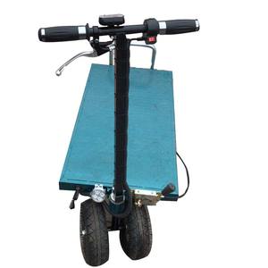 Chariot pliable à trois roues haute capacité, chariot à plateforme de cargo à main électrique pour un entrepôt de plage et usage domestique, kg - Product Image 6