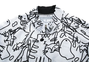 Maillot de cyclisme à manches courtes, léger, respirant, coupe-vent, séchage rapide, fermeture éclair intégrale, design gratuit, très populaire pour le cyclisme sur route classique - Product Image 6