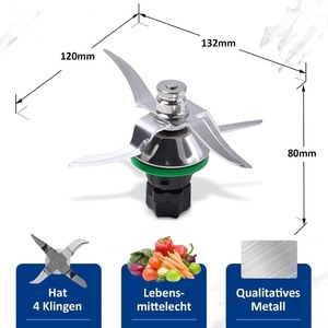 Cuchilla de Repuesto para Thermomix <span class=keywords><strong>TM5</strong></span> TM6, <span class=keywords><strong>Cuchillas</strong></span> para Licuadora, Cuchillo para Mezclar Alimentos - Product Image 6