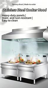 Couverture <span class=keywords><strong>de</strong></span> <span class=keywords><strong>hotte</strong></span> aspirante en acier inoxydable pour <span class=keywords><strong>cuisine</strong></span> <span class=keywords><strong>de</strong></span> restaurant, taille personnalisable - Product Image 4