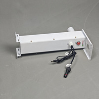 Système d'énergie solaire pour chantier, panneau solaire 80W, batterie lithium-ion 25AH DC12V, système solaire, support de montage sur poteau, support de caméra CCTV