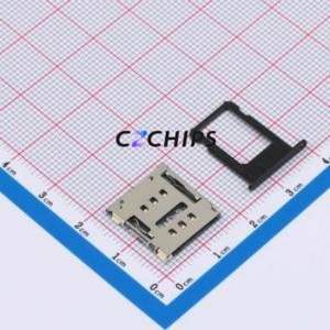 XDSM-0615-A012-B SIM Card Connector SMD Connector Whole Sale Electronic Component Chips Supplier & BOM Service - Product Image 1