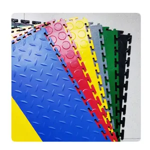 PVC Garage Floor Plastic Anti-slip Interlocking Industrial vinyl flooring