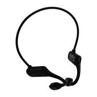 Headphone Konduksi Tulang TWS BL09 Baru 2024, Earbud TWS Nirkabel, Headset Olahraga Tahan Air dengan Mikrofon, Logo Kustom