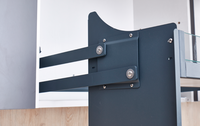 Acessórios para armários de parede de cozinha, plataforma removível, cesta de elevador de vidro, cesta elevatória SS pull down