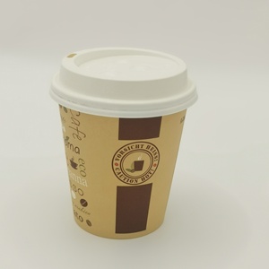 Gobelet en papier jetable personnalisé avec motif de cheval, imprimé, en gros, <span class=keywords><strong>pas</strong></span> <span class=keywords><strong>cher</strong></span>, 4 oz, 10 oz, pour boissons chaudes, café, thé, avec couvercle - Product Image 4