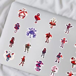 56 pièces Lolita petit diable Graffiti PVC autocollants étanches bricolage décoration créative coque de téléphone cahier tasse à eau - Product Image 5