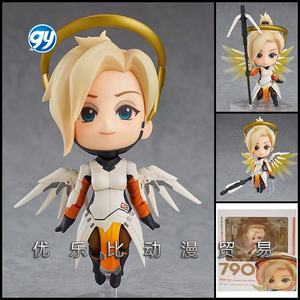 Overwatch Angela Ziegler Mercy Q Versión Nendoroided Estilo Figura Articulada 790 <span class=keywords><strong>Cara</strong></span> Cambiable - Product Image 2