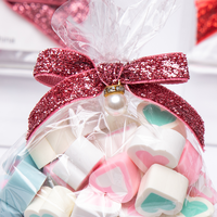 Ruban en velours personnalisé, rubans cadeaux, nœuds en ruban avec attache torsadée, nœuds personnalisés pour décoration de Noël