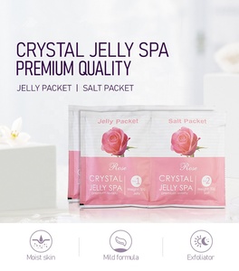 Paquete de gelatina para cuidado de la piel del pie, rosa de cristal hidratante para pedicura, Spa, baño de pies, exfoliante de sal para pies, gran oferta de Amazon - Product Image 6