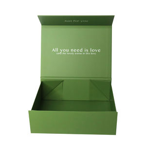 Özel CMYK Logo sıcak damgalama katlanabilir hediye kutusu sert ambalaj karton manyetik katlanabilir kutu - Product Image 2