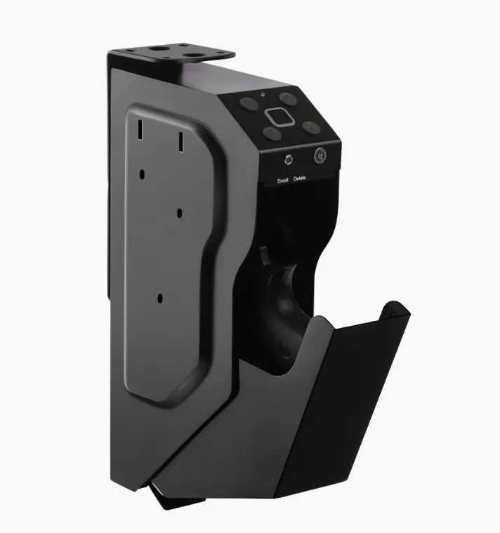 Смонтированный Сейф для оружия Zhenzhi, Автоматический Сейф для умного оружия с открытой крышкой с Биометрическим отпечатком пальца или блокировкой клавиатуры