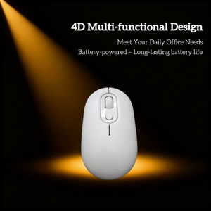 Cá Nhân Phẳng Thiết Kế Nhỏ Gọn 1600 Dpi Im Lặng Mini Văn Phòng Màu Trắng 2.4G Chuột Không Dây Với Ánh Sáng Đầy Màu Sắc Cho Máy Tính Xách Tay PC - Product Image 4