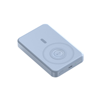 10000mAh 22,5W Schnellladung Typ-C Kabellose Magnetische 2-in-1 Li-Polymer Powerbank-Halterung Universal 15W Ausgang Kopfhörer