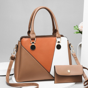 Newest Fashion PU Leather High Quality Hand Bags Set Ladies Trendy Bags Luxury Women Purses and <b>Handbags</b> - Product Image 5