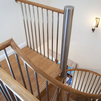 Escalier en colimaçon extérieur à bas prix Surface noire Escalier rotatif facile à installer
