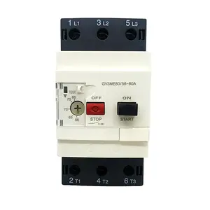 GV3ME mpcb manual motor starter breaker 3 phase 3 pole motor protector GV3ME motor protection circuit breaker