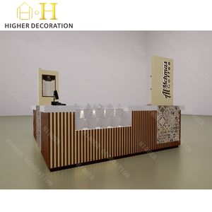 ตู้โชว์ขนมหวานร้านกาแฟทันสมัยเคาน์เตอร์บาร์บาร์ร้านเบเกอรี่เค้กดีไซน์ตู้โชว์ขนมหวานติดร้านเฟอร์นิเจอร์ - Product Image 4